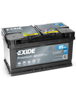 АККУМУЛЯТОР АВТОМОБИЛЬНЫЙ EXIDE PREMIUM EA852 R+ 85Ah 800А (En)