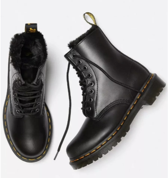 !!SALE!! Dr. Martens 1460 Smooth с мехом (партия 2022 года)