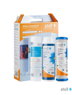 Набор картриджей atoll №203 STDA (префильтры для A-575, A550, A-560)