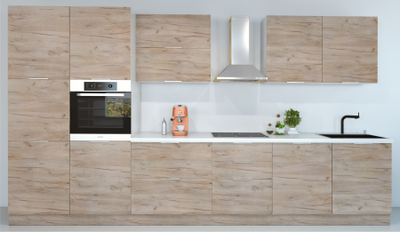 Композиция модульной кухни Тренд Дуб крафт серый