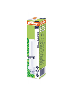 Лампа люминесцентная КЛЛ неинтегрирован. OSRAM CFL DULUX D/E 26W/840 G24Q-3