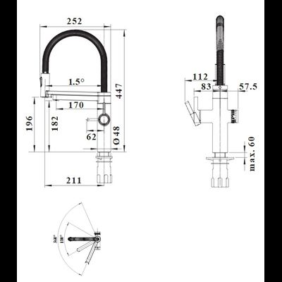 Смеситель Blanco EVOL-S  Pro Filter
