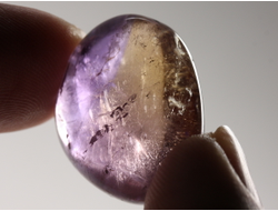 Аметрин, галтовка, Боливия (25*21*13 мм, 9,6 г) №38342