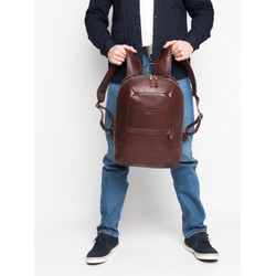 Кожаный рюкзак Roverano Premium brown (арт. 3110-53)
