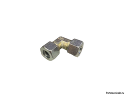 Соединитель трубы угловой 90 гр. Д15 мм