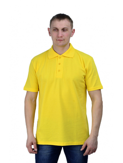 Рубашка-поло жёлтая