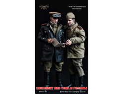 Комплект снаряжения экипажа танка Т-34 (двойной набор, без тела и головы) - Коллекционный КОМПЛЕКТ 1/6 T-34 Tank Officer + Soldier 1943-1945 Berlin (C-032+C-033) - Marsdivine