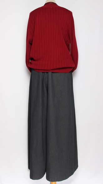 Джемпер "ШИРОКАЯ  РЕЗИНКА С ДЛИННЫМ РУКАВОМ " винный, графит, малахит, бежевый, шоколад, черный  р.50-54