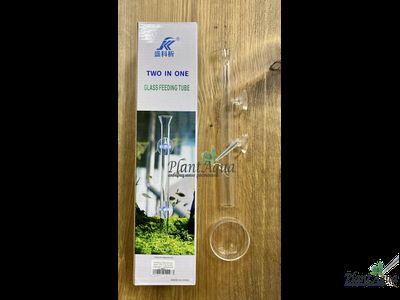 SwetAqua Glass bottom feeder 300 - стеклянная кормушка с трубкой для донных рыб