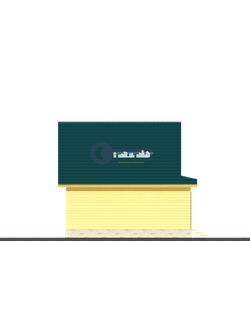 Д-15 ДАЧНЫЙ ДОМ ИЗ БРУСА: ГАБАРИТНЫЕ РАЗМЕРЫ: (7Х6М), ОБЩАЯ ПЛОЩАДЬ: 63М²