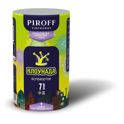 Батарея салютов КЛОУНАДА (0,8" / 7 залпов)