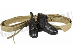 Ботинки с обмотками советские времен ВОВ 1/6 (AL10009) - ALERT LINE