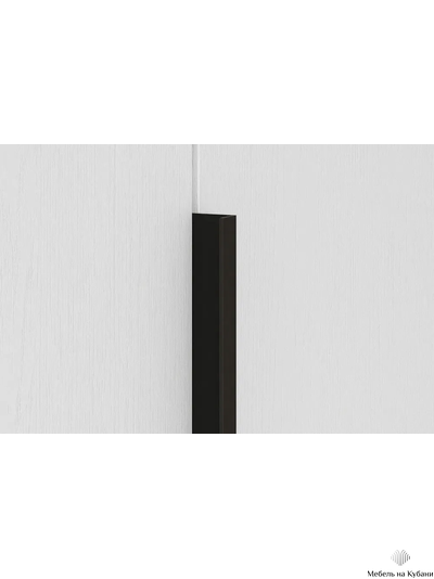 ШК 5 800 шкаф двустворчатый распашной с антресолью Белый текстурный