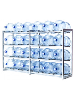 Стеллаж для 24 бутылей 19 л