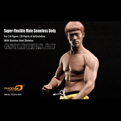 Супер-подвижное бесшовное мужское тело PL2016-M32 1/6 Super flexible Male Seamless Body - TBleague