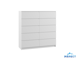 Комод К-10М Мадера 1200*1226*420  (белый)