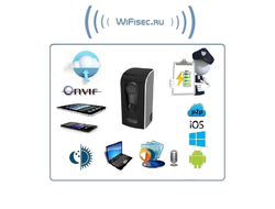 FreeCam, Всепогодная беспроводная WiFi видеокамера на аккумуляторе с DVR, HD 960p (до 90 дней) (Clever Dog)