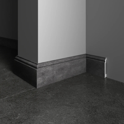 Напольный плинтус Decor-Dizayn 701-94, влагостойкий, ударопрочный, 2,4 метра