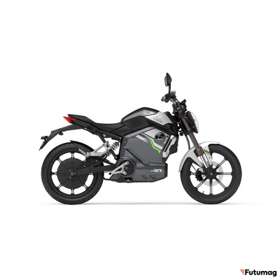 Электромотоцик White Siberia Super Soco TSX серый