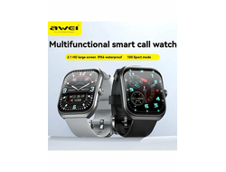 Смарт-часы Awei H- 46, AMOLED, IP67, 2.1", Bluetooth 5.2, аккумулятор 250мАч