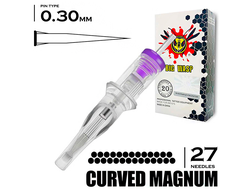 27CM/0,30 mm - RM/Curved Magnum "BIG-WASP" (Matte Transparent)