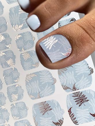 Пленки для педикюра с фольгой VIP-062