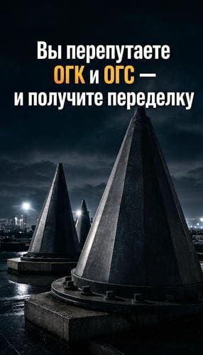 ошибка в выборе ОГК или ОГС &mdash; почему расчеты расходятся