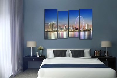 Модульная картина "Великолепие Сингапура"