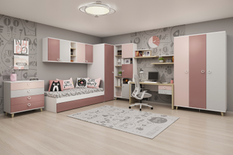 СМАРТИ ПИНК Навесной шкаф НШ2