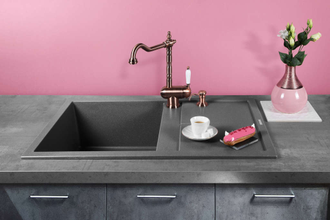 СМЕСИТЕЛЬ OMOIKIRI KYOTO AB (4994287) АНТИЧНАЯ ЛАТУНЬ