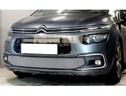 Защита радиатора для Citroen C4 Grand Picasso 2016- chrome низ
