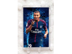 Магнит акриловый Kylian Mbappe Lottin, Килиан Мбаппе Лоттен №5