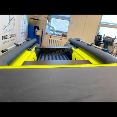 Моторная лодка Таймень NX 3800 НДНД PRO MAX фальшборт желтый/черный