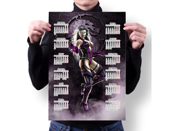 Календарь настенный Мортал Комбат, Mortal Kombat №20