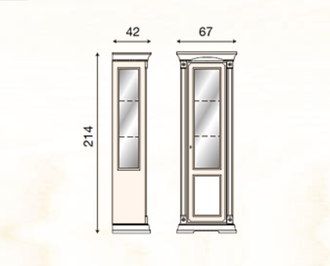 ВИТРИНА 1 ДВ PALAZZO DUCALE 71CI11