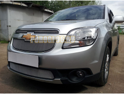 Защита радиатора Chevrolet Orlando chrome верх