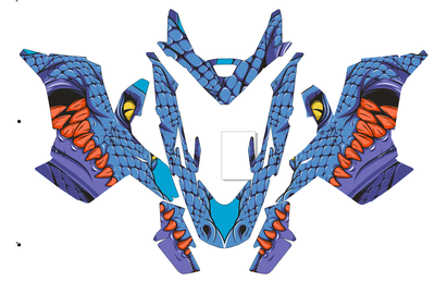 Наклейки на снегоход  Lynx boondocker 2021 2022 №