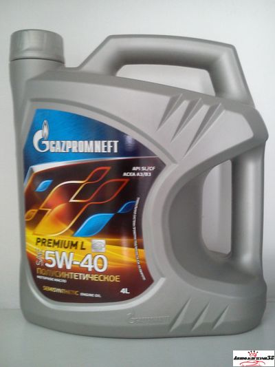 Газпромнефть Премиум L 5W40 4л п/с