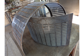 Сито РДМ-600 с ячеей 35*7 для игольчатой щепы на производство арболита