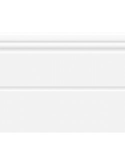 Бордюр Gracia Ceramic white plinth 01 250х200 (1-й сорт)