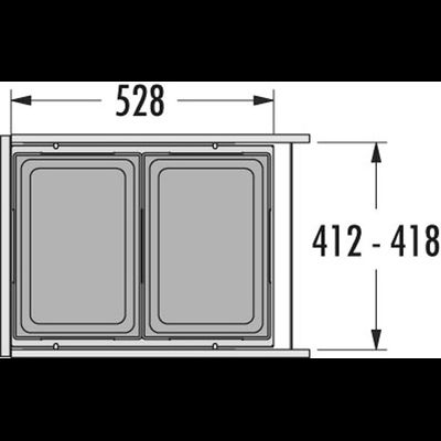 Встраиваемая система 76л AS Euro Cargo Hailo