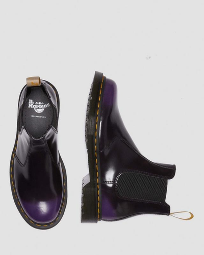 Челси Dr Martens 2976 Vegan Black Rich Purple