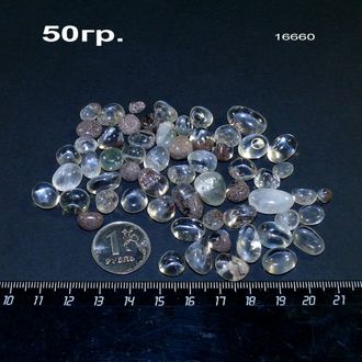 Горный хрусталь натуральный Дендро: арт.16660 - россыпь для декорирования