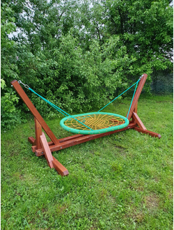 Гамак с подвесом гнездо овальное