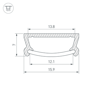 Профиль KLUS TM-2000 (CT) (ARL, Алюминий)