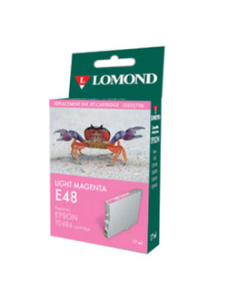 Картридж для принтера Epson, Lomonnd E48 Light Magenta, Светло-пурпурный, 17мл, Водорастворимые чернила