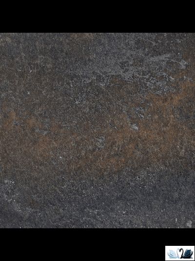 Керамогранит Ocean Ceramic Blaze nero графитовый 60 x 60 см карвинг