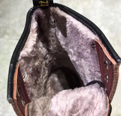 Dr Martens 1460 Serena Cherry Red С Мехом