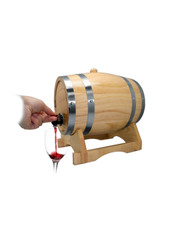 Бочонок для вина 3 л. дерево