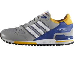 Adidas ZX 750 Grey Blue Orange